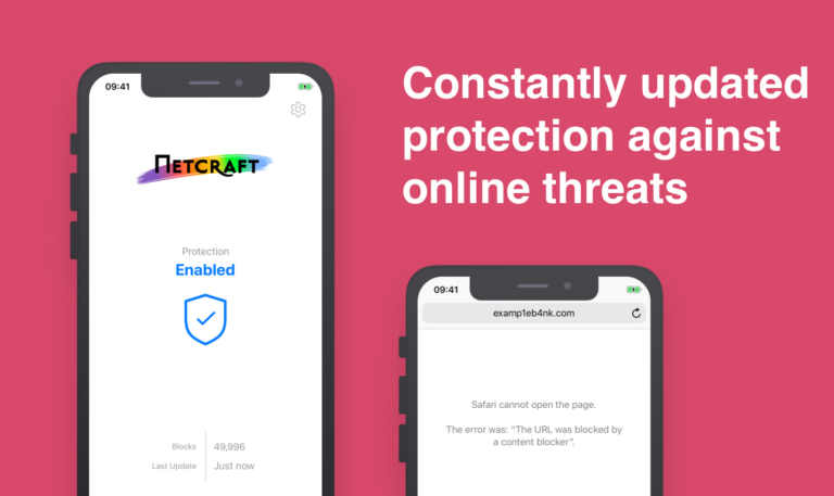 Netcraft phishing and cybercrime protection app for iOS available globally