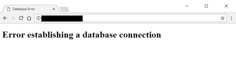 Error-Establishing-a-Database-Connection
