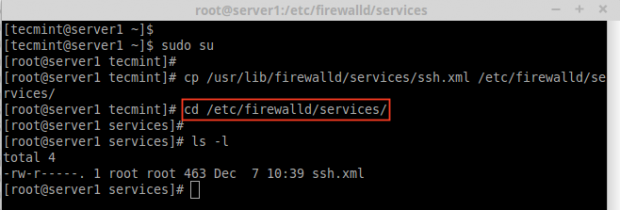 Create Firewalld Service