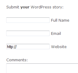 WordPress- write a testimonial