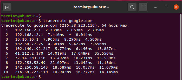 Traceroute - Network Diagnostic Tool