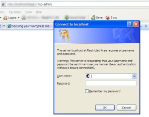 Password Protecting wp-admin using .htaccess