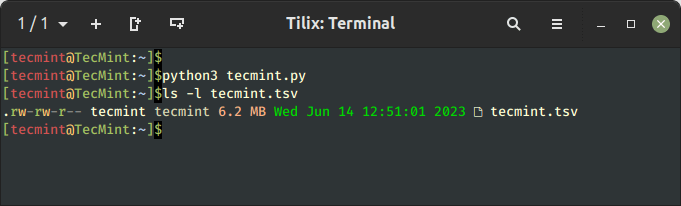 Python Convert CSV to TSV