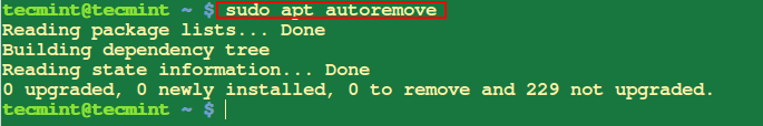 Remove Unwanted Packages in Ubuntu