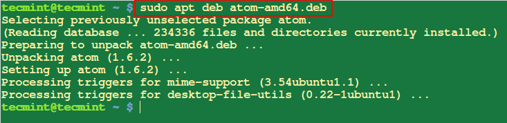 Install Deb Package in Ubuntu
