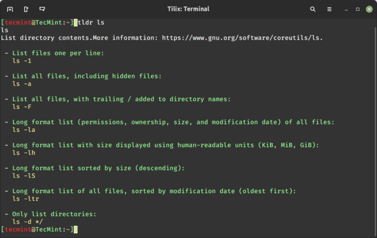 TLDR – Simplifying Linux Commands with User-Friendly Man Pages