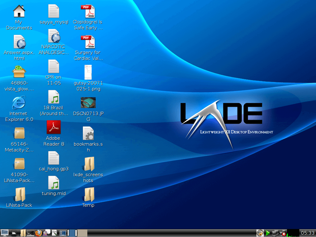 LXDE Desktop 