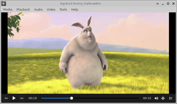 Parole Media Player for Linux