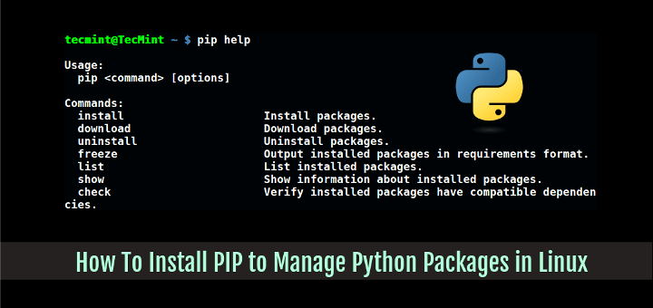How To Install PIP to Manage Python Packages in Linux