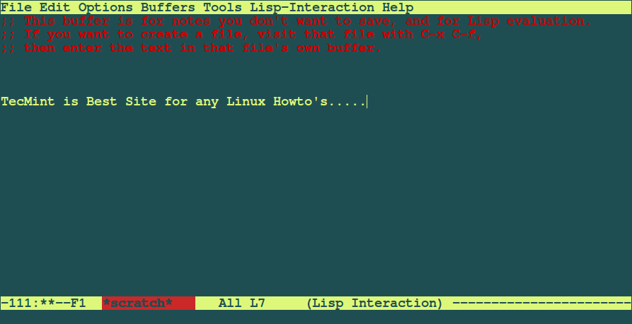 Emacs Editor for Linux