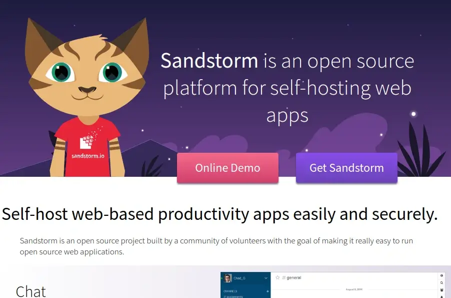 Sandstorm Personal Web Apps Hosting Platform