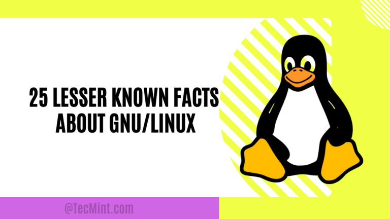 25 Interesting GNU/Linux Facts You Probably Didn’t Know