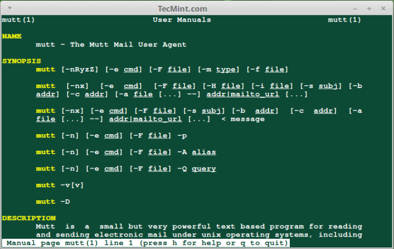8 Best Command-Line/Terminal Email Clients for Linux