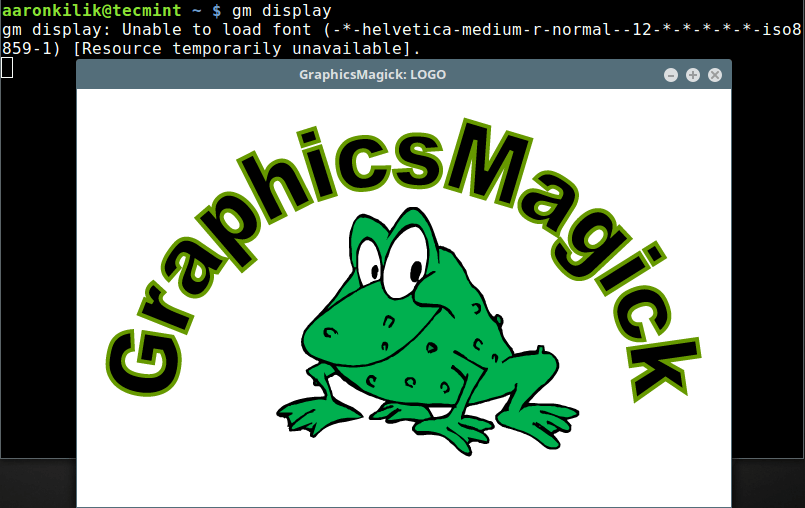 Verify GraphicsMagick Installation