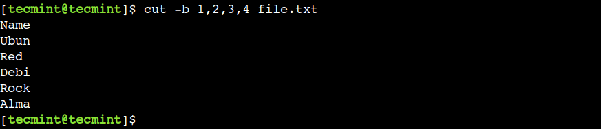 Print Multiple Bytes from File