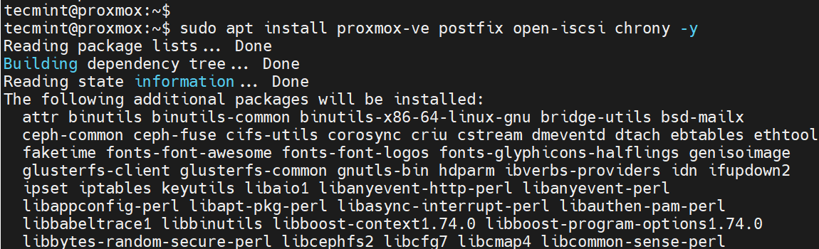 Install Proxmox VE