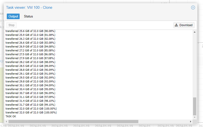 Proxmox VM Cloning Process