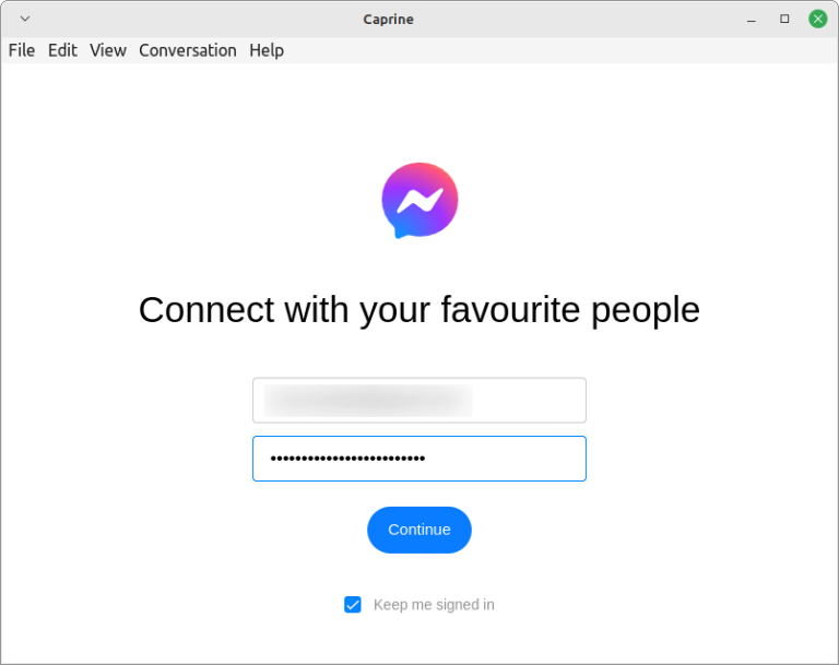 Caprine – Facebook Messenger Desktop App for Linux