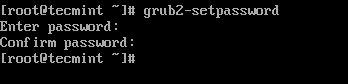 How to Set GRUB2 Password in RHEL-based Systems